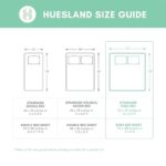 Huesland by Ahmedabad Cotton 144 TC Cotton King Size Bedsheet with 2 Pillow Covers - Blue, Green & Grey(9ft x 9ft)  : Home & Kitchen - Image 8