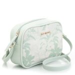 SACCI MUCCI Boxy Sling for Women Faux Leather and Canvas Casual Ladies Single Shoulder Bag for Women Crossbody Bag for College Girls (Mint Green)  : Fashion - Image 2