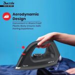 Buy Havells Dry Iron Dazzle 1100 Watts, Iron Press, Greblon Non Sick Soleplate with German Technology, Shock Proof Body, Aerodynamic Design, 360° Swivel Cord, 2 Year Manufacturer Warranty (Black) Online at Low Prices in India -  - Image 3