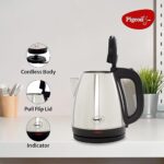 Pigeon 1.5 litre Hot Kettle and Stainless Steel Water Bottle Combo used for boiling Water, Making Tea and Coffee, Instant Noodles, Soup with Auto Shut- off Feature  : Home & Kitchen - Image 3
