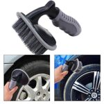 AllExtreme EXCTCB1 T-Type Car Tyre Cleaning Brush Scrubber with Antislip Handle Multi-Functional SUV Tire Wheel Rim Hub Washing Cleaner  : Car & Motorbike - Image 5