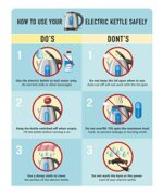 Prestige 1.5 litre PKOSS Stainless Steel Electric Kettle | 1500 Watts | Elegant Design | Cool-touch Handle and Lid | Automatic Cut-Off and Single-Touch Lid Locking| Silver  : Home & Kitchen - Image 6