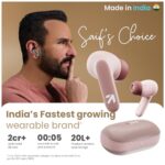 GOBOULT Z20 Pro Truly Wireless Bluetooth Ear Buds with 60 Hours Playtime, 4 Mics Clear Calling, 45ms Low Latency, Touch Controls, TWS Earbuds Bluetooth Wireless (Candy Cane)  : Electronics - Image 15