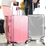 JD FRESH 32 inch Trolley Bag Cover/Waterproof Dustproof Luggage Bag Cover/Zippered Clear PVC Suitcase Covers Protectors (Set of 1)  : Fashion - Image 4