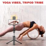 Kratos K2 Selfie Stick with Tripod Stand, 3 in 1 Multifunctional design, Rechargable LED Light with Two Brighness Levels for Make up, Selfie, Vlogging & Photo Shoot, Selfie stick with Bluetooth Remote  : Electronics - Image 8