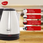 Pigeon by Stovekraft Amaze Plus Electric Kettle (14289) with Stainless Steel Body, 1.5 litre, used for boiling Water, making tea and coffee, instant noodles, soup etc. (Silver)  : Home & Kitchen - Image 3