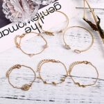 Shining Diva Fashion Latest Stylish Multilayer Gold Plated Bangle Bracelet for Women and Girls (rr14669b) Set of 6  : Fashion - Image 6