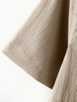 TAGDO Men's Regular Fit Casual Shirt (Popcorn-5171-Cream-L)  : Clothing & Accessories - Image 3