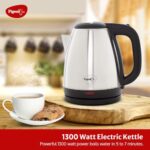 Pigeon by Stovekraft Amaze Plus Electric Kettle (14289) with Stainless Steel Body, 1.5 litre, used for boiling Water, making tea and coffee, instant noodles, soup etc. (Silver)  : Home & Kitchen - Image 2