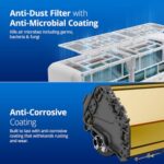 Voltas 1.5 Ton 3 Star, Fixed Speed Split AC (Copper, LED Display, Anti-dust Filter, 183 Vectra Elegant, White)  : Home & Kitchen - Image 3