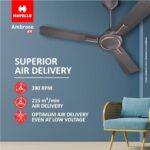 Buy Havells 1200Mm Ambrose Es Ceiling Fan|Premium Matt Finish,Decorative Fan,Elegant Looks,High Air Delivery,Energy Saving,100% Pure Copper Motor|2 Year Warranty By Brand|3.8 stars,(Pack Of 1,Copper) Online at Low Prices in India -  - Image 3
