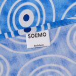  Brand - Solimo Geometric 144 TC Cotton King Size Bedsheet (Blue)  : Home & Kitchen - Image 7