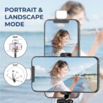 Kratos K2 Selfie Stick with Tripod Stand, 3 in 1 Multifunctional design, Rechargable LED Light with Two Brighness Levels for Make up, Selfie, Vlogging & Photo Shoot, Selfie stick with Bluetooth Remote  : Electronics - Image 5