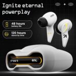 GOBOULT Newly Launched Astra Truly Wireless in Ear Earbuds with 48H Playtime, Built-in App Support, 45ms Low Latency Gaming, Breathing LEDs, 13mm Bass Drivers Ear Buds, Made in India (White Opal)  : Electronics - Image 7