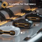 GOBOULT Newly Launched Astra Truly Wireless in Ear Earbuds with 48H Playtime, Built-in App Support, 45ms Low Latency Gaming, Breathing LEDs, 13mm Bass Drivers Ear Buds, Made in India (White Opal)  : Electronics - Image 4