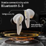 GOBOULT Newly Launched Astra Truly Wireless in Ear Earbuds with 48H Playtime, Built-in App Support, 45ms Low Latency Gaming, Breathing LEDs, 13mm Bass Drivers Ear Buds, Made in India (White Opal)  : Electronics - Image 8