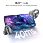 boAt Airdopes Loop OWS Earbuds w/Clip-On Fit, Air Conduction Tech, 50HRS Battery, 4Mics ENx, Dual EQ Modes, 12mm Drivers, 40ms Latency, ASAP Charge, OWS Ear Buds in Ear Bluetooth Earphones(Cool Grey)  : Electronics - Image 11