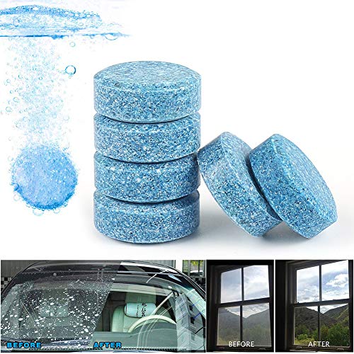 51QQWgnsEEL.jpg HSR Car Accessories 20PCS/1Set Car Wiper Detergent Effervescent Tablets Washer Auto Windshield Cleaner Glass Wash Cleaning Compact Concentrated Tools (20) : Car & Motorbike - Image 1