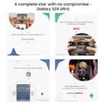 Samsung Galaxy S24 Ultra 5G AI Smartphone with Galaxy AI (Titanium Black, 12GB, 256GB Storage), Snapdragon 8 Gen 3, 200 MP Camera with ProVisual Engine and 5000mAh Battery  : Electronics - Image 2