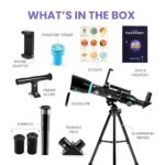 Audavibe Educational 40050 Astronomical Telescope with APP | 1000+ Facts on Solar System, Spacesuits, Launchers, Celestial Bodies, etc | AstroReels, Skymap & AR Based Fun Learning  : Electronics - Image 3