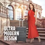 Kamiliant American Tourister Harrier 56 Cms Small Cabin Polypropylene (Pp) Hard Sided 4 Wheeler Spinner Wheels Luggage Suitcase (Grey)  : Fashion - Image 5