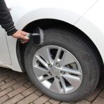 AllExtreme EXCTCB1 T-Type Car Tyre Cleaning Brush Scrubber with Antislip Handle Multi-Functional SUV Tire Wheel Rim Hub Washing Cleaner  : Car & Motorbike - Image 4