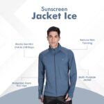 BLUE TYGA Sunscreen Jacket ICE | UPF 50+ sun protection | Cool Rush Technology for instant cooling | Sweat-wicking, anti-microbial fabric | Blocks UVA/UVB rays | Lightweight, all-day freshness.  : Fashion - Image 3