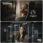 ZEBRONICS Duke 2 PRO, On Ear Wireless Headphone, 50 Hours Playback, ENC, Rapid Charging, Dual Pairing, 3 EQ Modes, Bluetooth v5.4, Call Function, Voice Assistant, Gaming Mode (Black)  : Electronics - Image 5