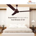 Buy RR Signature Morpheus1200MM Star-rated BEE Certified Energy Efficient 52-Watt High Speed Ceiling Fan (Brown) Online at Low Prices in India -  - Image 5