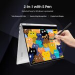 Samsung Galaxy Book2 Pro 360 Intel 12th Gen i5 EvoTM 33.78 cm (13.3") Touchscreen 2-in-1 AMOLED Thin & Light Laptop (16 GB/512 GB SSD/Windows 11/MS Office/with S Pen/Silver/1.04Kg), NP930QED-KB3IN  : Electronics - Image 8