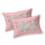 elanorhomes Jaipuri Cotton King Size Bedsheet (90x108) - Petal Symphony with 2 Pillow Covers, 240 TC  : Home & Kitchen - Image 6