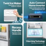 Haier 325 L 3 Star Frost Free Bottom Mount Double Door Refrigerator|Convertible 14-in-1|Jhukna Mat-Bottom Freezer|Digital Display Panel|Triple Inverter|Twist Ice Maker (HEB-333DS-P, Dazzle Steel)  : Home & Kitchen - Image 4