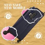 Skybags Rubik Polyester 78 Cms Softsided Large check-in luggage  : Fashion - Image 4