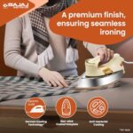 Buy Bajaj DHX-9 1000W Heavy Weight Dry Iron | Advance Soleplate And Anti-Bacterial German Coating Technology | Multiple Temperature Levels | 2 Yr Warranty 【Ivory】 Online at Low Prices in India -  - Image 3