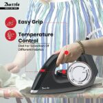 Buy Havells Dry Iron Dazzle 1100 Watts, Iron Press, Greblon Non Sick Soleplate with German Technology, Shock Proof Body, Aerodynamic Design, 360° Swivel Cord, 2 Year Manufacturer Warranty (Black) Online at Low Prices in India -  - Image 5