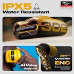GOBOULT Mustang Torq Wireless in Ear Earbuds with 60H Playtime, App Support, Quad Mic ENC, 45ms Low Latency, 13mm Driver, Breathing LEDs,Touch Controls, Made in India, IPX5, Ear buds Wireless (Yellow)  : Electronics - Image 10