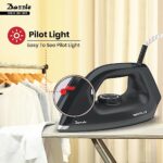 Buy Havells Dry Iron Dazzle 1100 Watts, Iron Press, Greblon Non Sick Soleplate with German Technology, Shock Proof Body, Aerodynamic Design, 360° Swivel Cord, 2 Year Manufacturer Warranty (Black) Online at Low Prices in India -  - Image 7