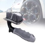 AllExtreme EXCTCB1 T-Type Car Tyre Cleaning Brush Scrubber with Antislip Handle Multi-Functional SUV Tire Wheel Rim Hub Washing Cleaner  : Car & Motorbike - Image 3