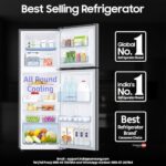 Samsung 236 L, 2 Star, Digital Inverter, Frost Free Double Door Refrigerator (RT28C3032GS/HL, Gray Silver)  : Home & Kitchen - Image 4