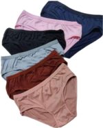 Buy Luvreena® Women Hipsters Panties Super Soft Hipster Ladies Plain Bright Panty/Innerwear Soft Panties Underwear Combo Pack 6 (Colour May Very) (in, Alpha, 2XL, Pack-6)
