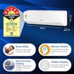 Voltas 1.5 Ton 5 Star, Inverter Split AC(Copper, 4-in-1 Adjustable Mode, Anti-dust Filter, 185V Vectra Elegant,White)  : Home & Kitchen - Image 5