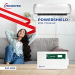 Microtek EM 4160+ Automatic Air Conditioners (A.C.) Voltage Stabilizer upto 1.5 Ton Working Power 160V-285V(Metalic Grey) with 3 year warranty  : Home & Kitchen - Image 5