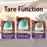 Atom 10Kg Kitchen Weight Machine 6 Months Warranty, Digital Scale with LCD Display, Scale for Home Baking, Cooking & Balance Diet. Weighing Machine with capacity 10Kg, SF400/A121,Color May Vary  : Home & Kitchen - Image 4