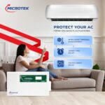 Microtek EM 4160+ Automatic Air Conditioners (A.C.) Voltage Stabilizer upto 1.5 Ton Working Power 160V-285V(Metalic Grey) with 3 year warranty  : Home & Kitchen - Image 9