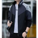 Buy MIA FASHION Mens Jackets for Summer, Lightweight Windcheater Jacket, Full Sleeves, Regular Fit, Stylish Stand Collar, Zipper Closure - Image 4