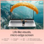 HP 15, 13th Gen Intel Core i5-1335U Laptop (16GB DDR4,512GB SSD) Anti-Glare, Micro-edge,15.6''/39.6cm, FHD, Win11,M365,Office24, Silver,1.59kg, Iris Xe Graphics, FHD Camera w/privacy shutter, fd0577TU  : Electronics - Image 5