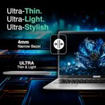 ULTIMUS APEX Laptop Intel Celeron Dual Core 8 GB LPDDR4 512 GB SSD Expandable~1TB 14.1 FHD IPS Laptop Anti-Glare Ultra Thin Bezel 180° Hinge 3.0x3 USB HDMI SD Card Slot Win 11 Home 1.25KG Silver  : Electronics - Image 5