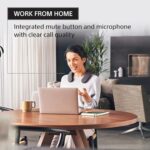 Sony SRS-NS7 Wireless True Wireless Neckband Bluetooth Speaker with Dolby Atmos Personalized Home Theater Audio, Built-in mic, 12 Hours of Battery Life, and Included Wireless TV Adaptor WLA-NS7-Black  : Electronics - Image 8