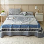 Story@Home 210 TC Jaipuri Print Cotton Feel Double Bedsheet for Bedroom Queen Size with 2 Pillow Cover (225 CMX 250 CM)- Ivory  : Home & Kitchen - Image 4