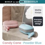 GOBOULT Z20 Pro Truly Wireless Bluetooth Ear Buds with 60 Hours Playtime, 4 Mics Clear Calling, 45ms Low Latency, Touch Controls, TWS Earbuds Bluetooth Wireless (Candy Cane)  : Electronics - Image 13